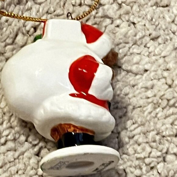 Paddington Bear Santa Claus 3” Christmas Ornament Vintage 1984 - Picture 8 of 9